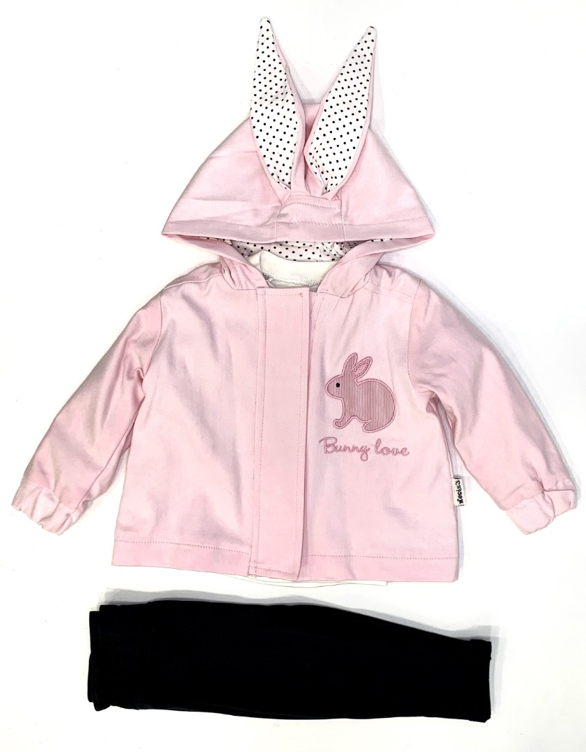 Βρεφικό / παιδικό κοριτσίστικο σετ Bunny  Love