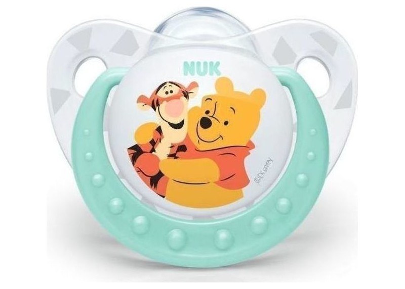 Nuk Trendline Disney Winnie the Pooh Ορθοδοντική Πιπίλα από LATEX 6-18m 1 Τμχ.