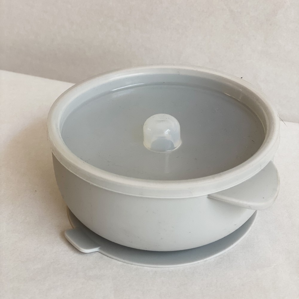 SILICONE BOWL/ ΜΠΟΛ ΣΙΛΙΚΟΝΗΣ ΓΚΡΙ ΑΝΤΙΟΛΙΣΘΙΤΙΚΟ
