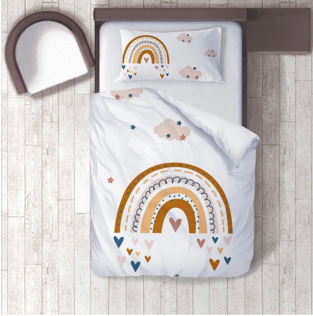 Rainbow in my Room / Σετ σεντόνια και παπλωματοθήκη