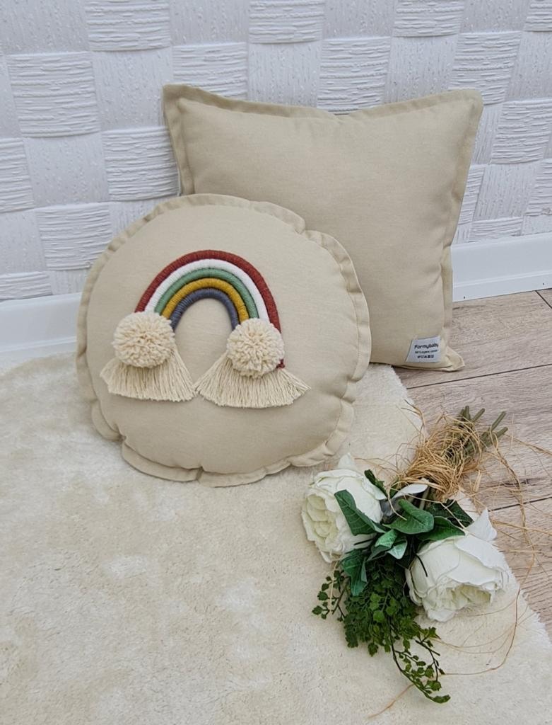 Touch The Rainbow / Xειροποιητό Μαξιλάρι Διακόσμησης