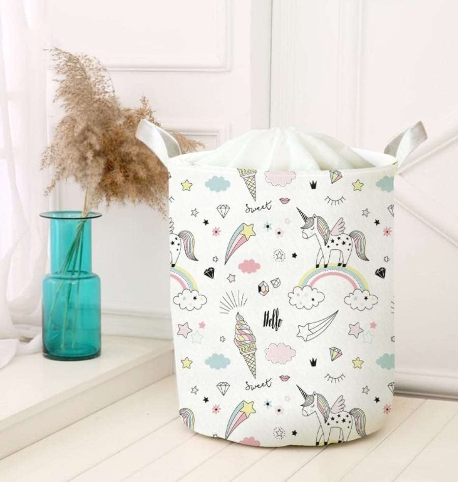 Kαλάθι πολλαπλών χρήσεων αναδιπλούμενο-Rainbow Unicorn
