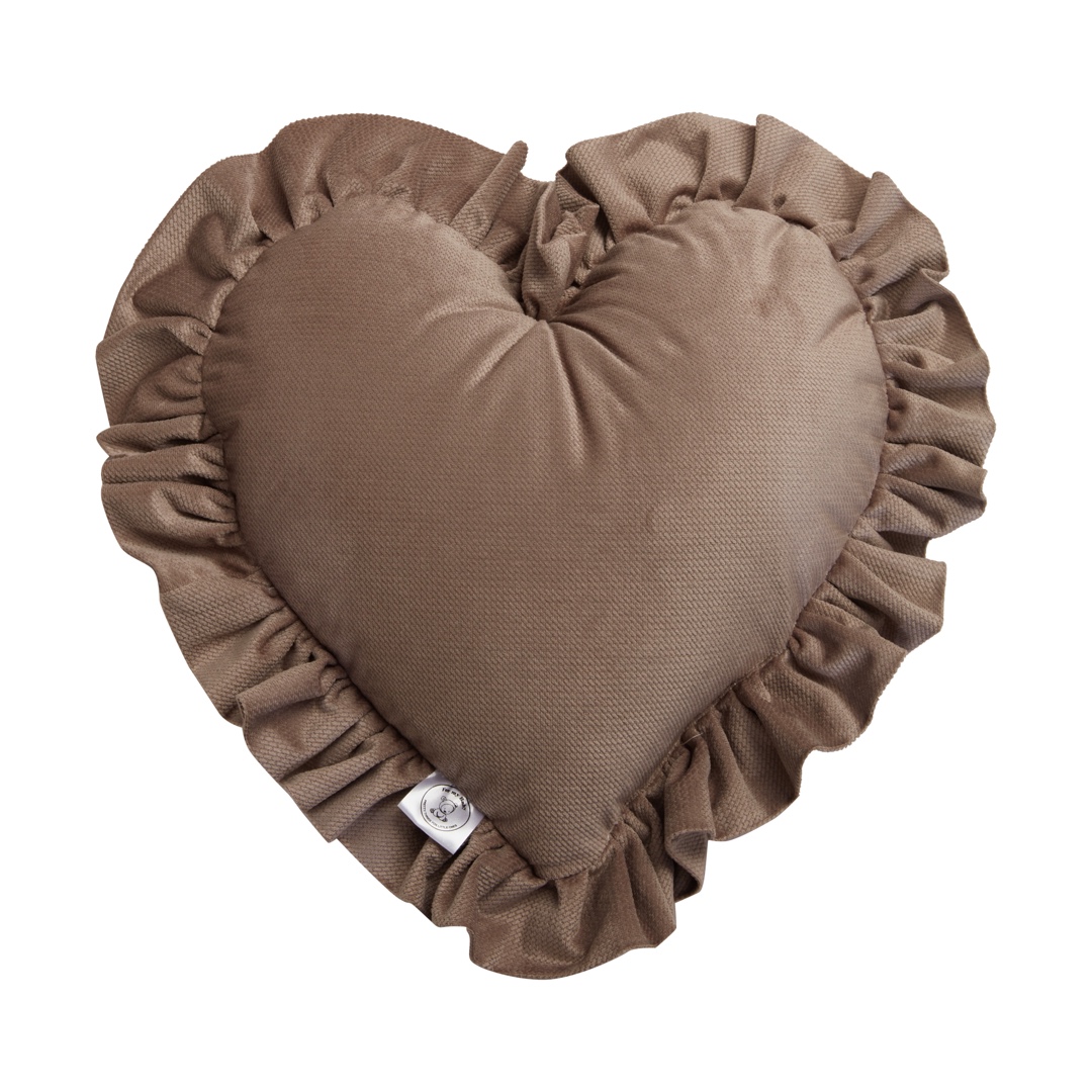 Mαξιλάρι-Mocha Velvet Heart.