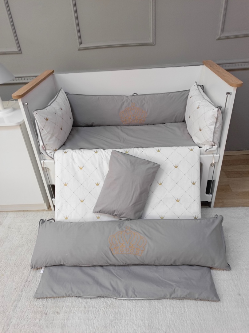 Σετ κούνιας Crown / grey